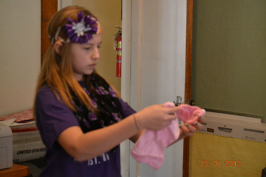 Sixth Graders Sort Clothes Sixth Graders Sort Clothes