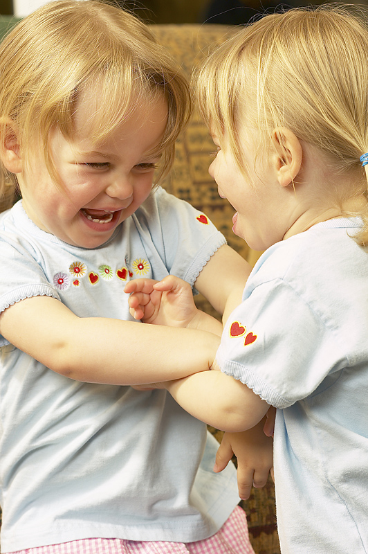 Toddlers Playing